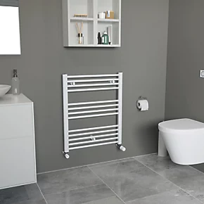 Ximax Apus Designer Towel Radiator 720 x 600mm White 1225BTU 4 Ximax Apus Designer Towel Radiator 720 x 600mm White 1225BTU - Image 2