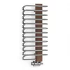 Terma Michelle Designer Towel Rail 780 x 400mm Grey / Silver 1244BTU -Towel Radiators Sales Store 124HR P