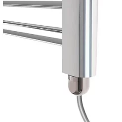 Terma Leo SIM Electric Towel Rail 1200 x 500mm Chrome 1023BTU -Towel Radiators Sales Store 125HR A3