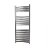 Towelrads Eton Designer Towel Radiator 1200 x 500mm Grey / Silver 1851BTU -Towel Radiators Sales Store 131RY P