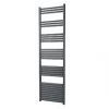 Towelrads Eton Designer Towel Radiator 1800 x 500mm Anthracite 2805BTU -Towel Radiators Sales Store 136RY P