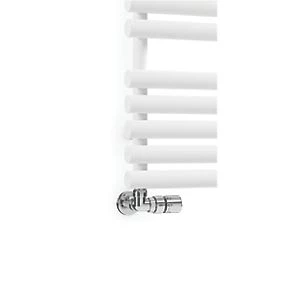 Terma Rolo Towel Rail 755 x 520mm White 1592BTU 7 Terma Rolo Towel Rail 755 x 520mm White 1592BTU - Image 5