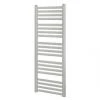 Blyss Angled Bar Towel Radiator 1200 x 500mm Silver 1777BTU -Towel Radiators Sales Store 1833V P