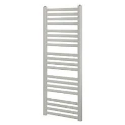 Blyss Angled Bar Towel Radiator 1200 x 500mm Silver 1777BTU