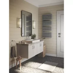 Terma Warp S Towel Rail 1110 x 500mm Grey 2605BTU -Towel Radiators Sales Store 213RH A2