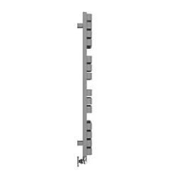 Terma Warp S Towel Rail 1110 x 500mm Grey 2605BTU -Towel Radiators Sales Store 213RH A3