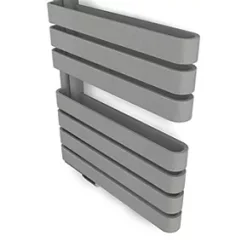 Terma Warp S Towel Rail 1110 x 500mm Grey 2605BTU -Towel Radiators Sales Store 213RH A5
