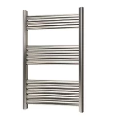 Towelrads Eton Designer Towel Radiator 800 x 500mm Grey / Silver 1166BTU