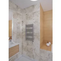 Terma Fiona One Electric Towel Rail 900 x 480mm Sparkling Gravel 1364BTU -Towel Radiators Sales Store 244HR A2