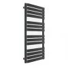 Terma Warp T One Electric Towel Rail 1110 x 500mm Black 2046BTU -Towel Radiators Sales Store 244RH P