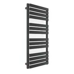 Terma Warp T One Electric Towel Rail 1110 x 500mm Black 2046BTU