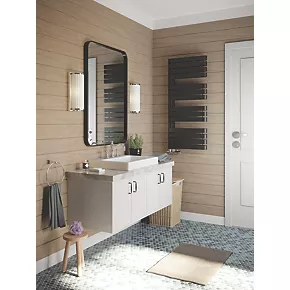 Terma Warp S Towel Rail 1110 x 500mm Black 2605BTU 5 Terma Warp S Towel Rail 1110 x 500mm Black 2605BTU - Image 3