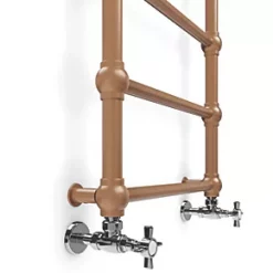 Terma Retro Designer Towel Rail 1170 x 504mm Copper 1051BTU -Towel Radiators Sales Store 253HR A4