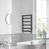 Towelrads Kensington Designer Towel Radiator 900 x 530mm Black 1144BTU -Towel Radiators Sales Store 258RY P