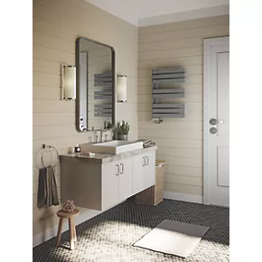 Terma Warp S Towel Rail 655 x 500mm Grey 1535BTU 5 Terma Warp S Towel Rail 655 x 500mm Grey 1535BTU - Image 3