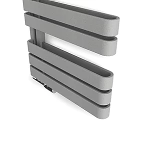 Terma Warp S Towel Rail 655 x 500mm Grey 1535BTU 8 Terma Warp S Towel Rail 655 x 500mm Grey 1535BTU - Image 6