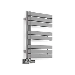 Terma Warp S Towel Rail 655 x 500mm Grey 1535BTU 3 Terma Warp S Towel Rail 655 x 500mm Grey 1535BTU