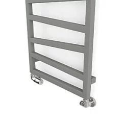 Terma Zig Zag Designer Towel Rail 1070 x 500mm Grey 1384BTU -Towel Radiators Sales Store 309RH A5