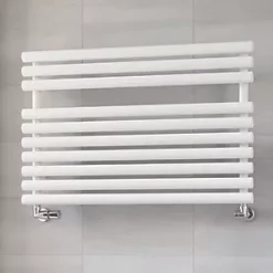 Terma Rolo Towel Rail 590 x 900mm White 2002BTU -Towel Radiators Sales Store 320RH A5