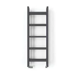 Terma Stand Heated Towel Rail 1150 x 400mm Grey 2097BTU -Towel Radiators Sales Store 356RH A2