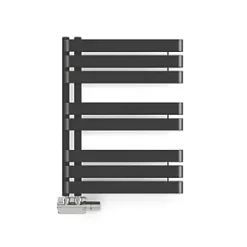Terma Warp S Towel Rail 655 x 500mm Black 1535BTU -Towel Radiators Sales Store 358RH A1