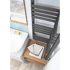Terma Incorner Designer Towel Rail 1005 x 350mm Grey 1863BTU 8 Terma Incorner Designer Towel Rail 1005 x 350mm Grey 1863BTU - Image 6