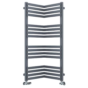 Terma Incorner Designer Towel Rail 1005 x 350mm Grey 1863BTU 3 Terma Incorner Designer Towel Rail 1005 x 350mm Grey 1863BTU