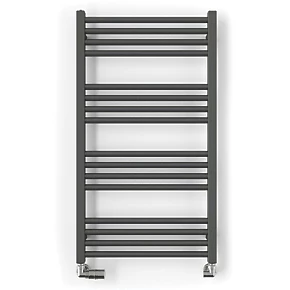 Terma Fiona Towel Rail 900 x 500mm Sparkling Grey 1323BTU 4 Terma Fiona Towel Rail 900 x 500mm Sparkling Grey 1323BTU - Image 2