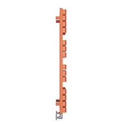 Terma Warp T Bold Designer Towel Rail 1110 x 500mm Orange 2660BTU -Towel Radiators Sales Store 384RH A3