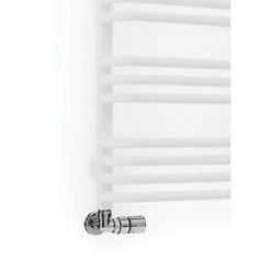 Terma Alex Heated Towel Rail 760 x 500mm White 1405BTU -Towel Radiators Sales Store 389RH A3