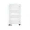 Terma Alex Heated Towel Rail 760 x 500mm White 1405BTU -Towel Radiators Sales Store 389RH P