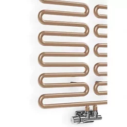 Terma Swale Designer Towel Rail 1244 x 465mm Copper 1747BTU -Towel Radiators Sales Store 395HR A3