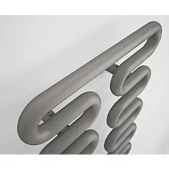 Terma Aire Designer Towel Rail 621 x 300mm Grey 563BTU -Towel Radiators Sales Store 402HR A2