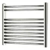 Blyss Curved Towel Radiator 500 x 550mm Chrome 600BTU -Towel Radiators Sales Store 4135V P
