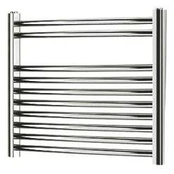 Blyss Curved Towel Radiator 500 x 550mm Chrome 600BTU