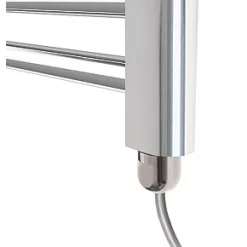 Terma Leo SIM Electric Towel Rail 1600 x 500mm Chrome 1705BTU -Towel Radiators Sales Store 416HR A3
