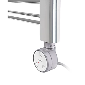 Terma Leo Electric Towel Rail with Fixed Element 1800 x 600mm Chrome 1364BTU 8 Terma Leo Electric Towel Rail with Fixed Element 1800 x 600mm Chrome 1364BTU - Image 6