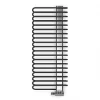 Terma Michelle Designer Towel Rail 1200 x 500mm Black / Chrome 2460BTU