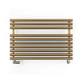 Terma Rolo Towel Rail 590 x 900mm Brass 2003BTU 4 Terma Rolo Towel Rail 590 x 900mm Brass 2003BTU - Image 2