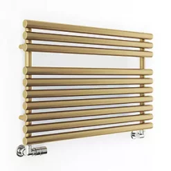 Terma Rolo Towel Rail 590 x 900mm Brass 2003BTU