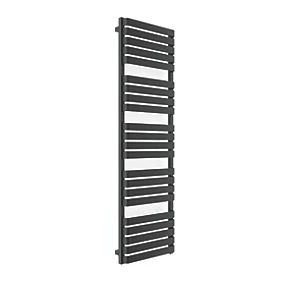 Terma Warp T One Electric Towel Rail 1695 x 500mm Black 2728BTU 3 Terma Warp T One Electric Towel Rail 1695 x 500mm Black 2728BTU