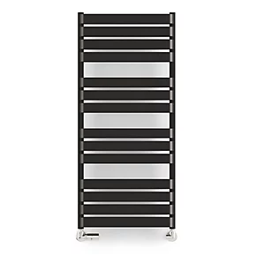 Terma Warp T Bold Designer Towel Rail 1110 x 500mm Black 2660BTU 4 Terma Warp T Bold Designer Towel Rail 1110 x 500mm Black 2660BTU - Image 2