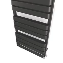 Terma Warp T Bold Designer Towel Rail 1110 x 500mm Black 2660BTU 13 Terma Warp T Bold Designer Towel Rail 1110 x 500mm Black 2660BTU -Towel Radiators Sales Store 479RH A5