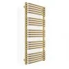Terma Alex One Electric Towel Rail 1140 x 500mm Brass 2046BTU -Towel Radiators Sales Store 481RH P