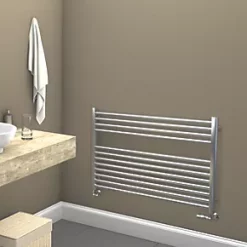 Towelrads Pisa Premium Towel Radiator 600 x 1000mm Chrome 1259BTU
