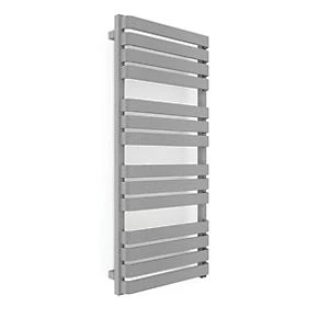 Terma Warp T One Electric Towel Rail 1110 x 500mm Grey 2046BTU 3 Terma Warp T One Electric Towel Rail 1110 x 500mm Grey 2046BTU