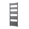 Towelrads Eton Designer Towel Radiator 1400 x 500mm Anthracite 2139BTU -Towel Radiators Sales Store 500RY P