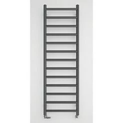 Terma Crystal Designer Towel Warmer 1560 x 500mm Grey / Silver 1778BTU