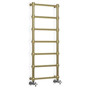 Terma Retro Designer Towel Rail 1170 x 504mm Brass 1051BTU 4 Terma Retro Designer Towel Rail 1170 x 504mm Brass 1051BTU - Image 2