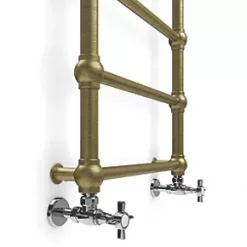 Terma Retro Designer Towel Rail 1170 x 504mm Brass 1051BTU 8 Terma Retro Designer Towel Rail 1170 x 504mm Brass 1051BTU -Towel Radiators Sales Store 565HR A2